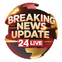 Breaking News Update 24 Live logo