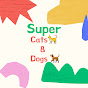 Funny cats and dogs logo