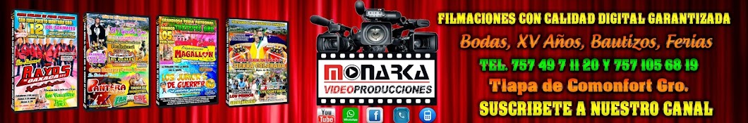 VIDEOPRODUCCIONES MONARCA HD Avatar del canal de YouTube