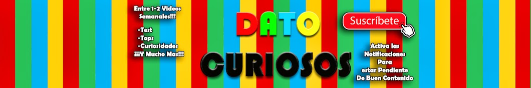 Dato Curiosos यूट्यूब चैनल अवतार