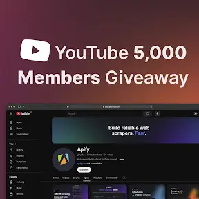 Apify YouTube channel