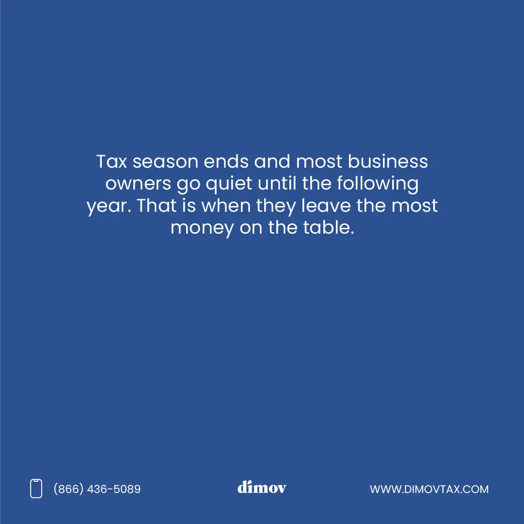 Everyone else shuts down after tax season and leaves money on the table. You don’t have to…
