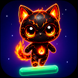 Neon Jumper Cosmic Cat icon