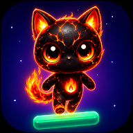 Neon Jumper Cosmic Cat icon