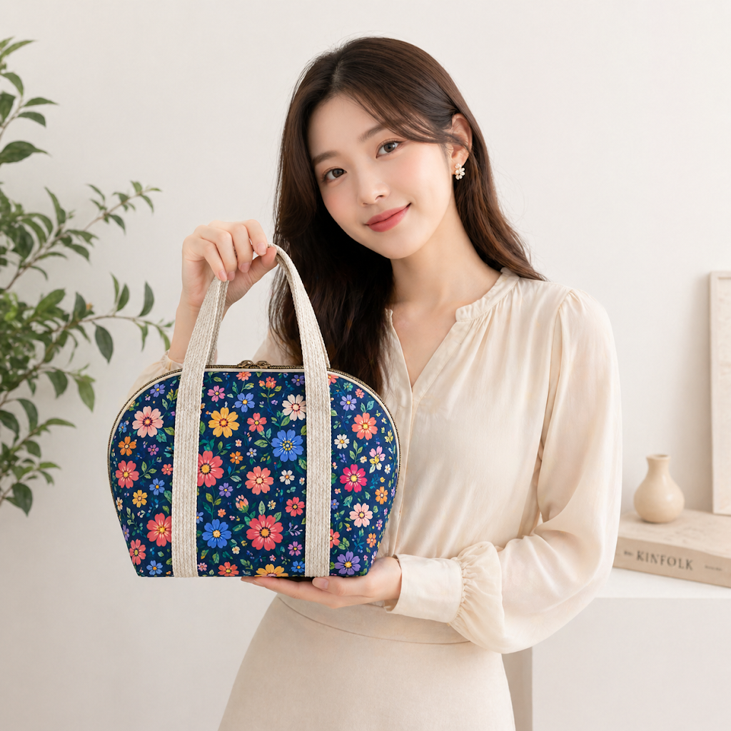 なおみママ様　cotton&steal fabric handmade bag YouTube