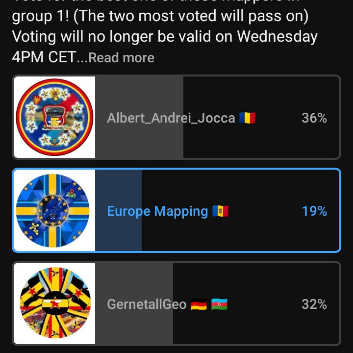 Post from Europe mapping