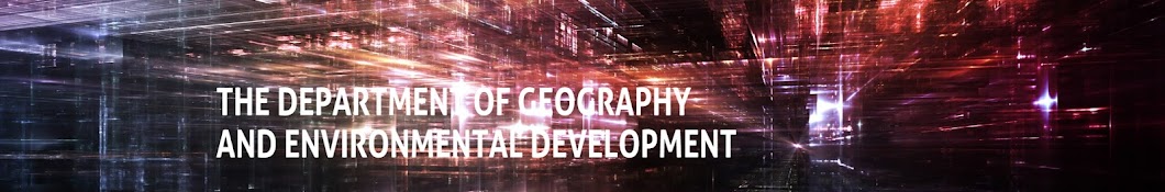 The Department of Geography and Environmental Development YouTube channel avatar