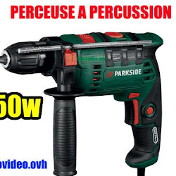 lidl perceuse à percussion parkside psbm 750 hammer drill  schlagbohrmaschine - YouTube