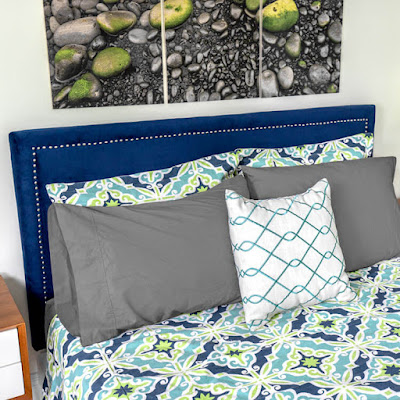 Diy Headboard With Nail Head Trim, Can You Add Upholstered To Headboard