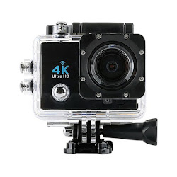 Sobretodo Deportista Productividad 🔻🔻 4K WiFi sports camera with submersible housing Review, installation  configuration Action camera - YouTube