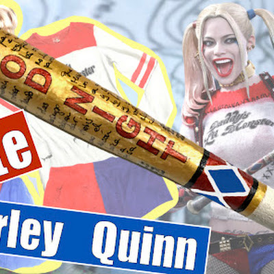 How to make the Harley Quinn bat - YouTube