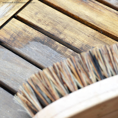 Trucos para renovar una mesa de madera de teca - YouTube