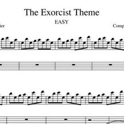 The Exorcist - Theme - Piano tutorial (Synthesia) - YouTube