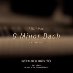 G Minor Bach - Piano Tiles 2 \\ Synthesia Piano Tutorial \\ Jacob's Piano -  YouTube