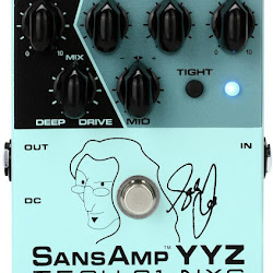 Tech 21 YYZ Geddy Lee Signature SansAmp YYZ Pedal Demo - YouTube