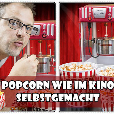 Popcorn wie im kino selbstgemacht 🍿| Klarstein Volcano Popcornmaschine |  Mushroom oder Butterfly - YouTube