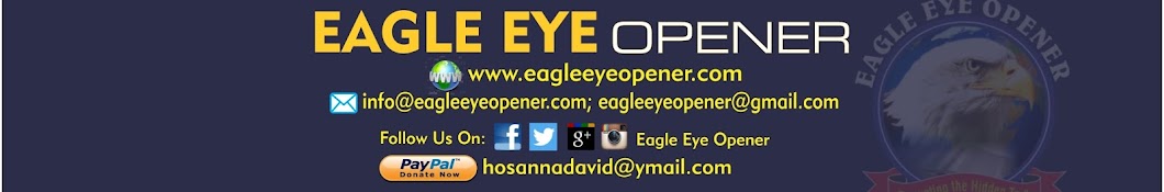Eagle Eye Opener यूट्यूब चैनल अवतार