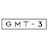GMT Menos 3
