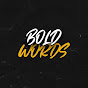 Bold words logo