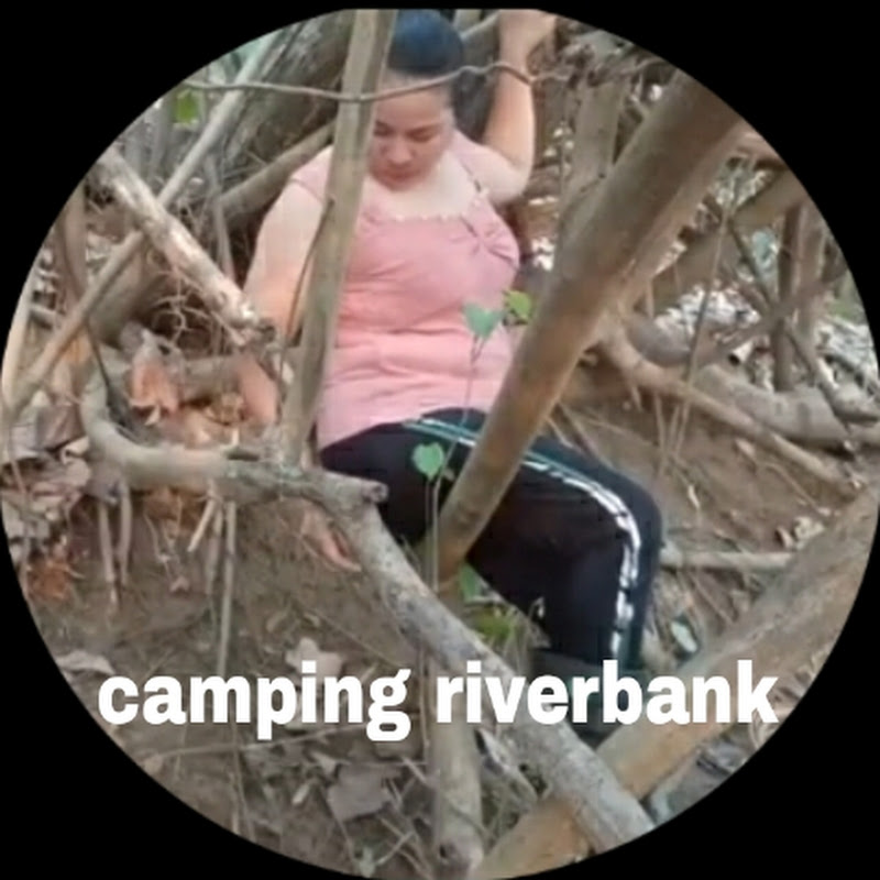 camping riverbank