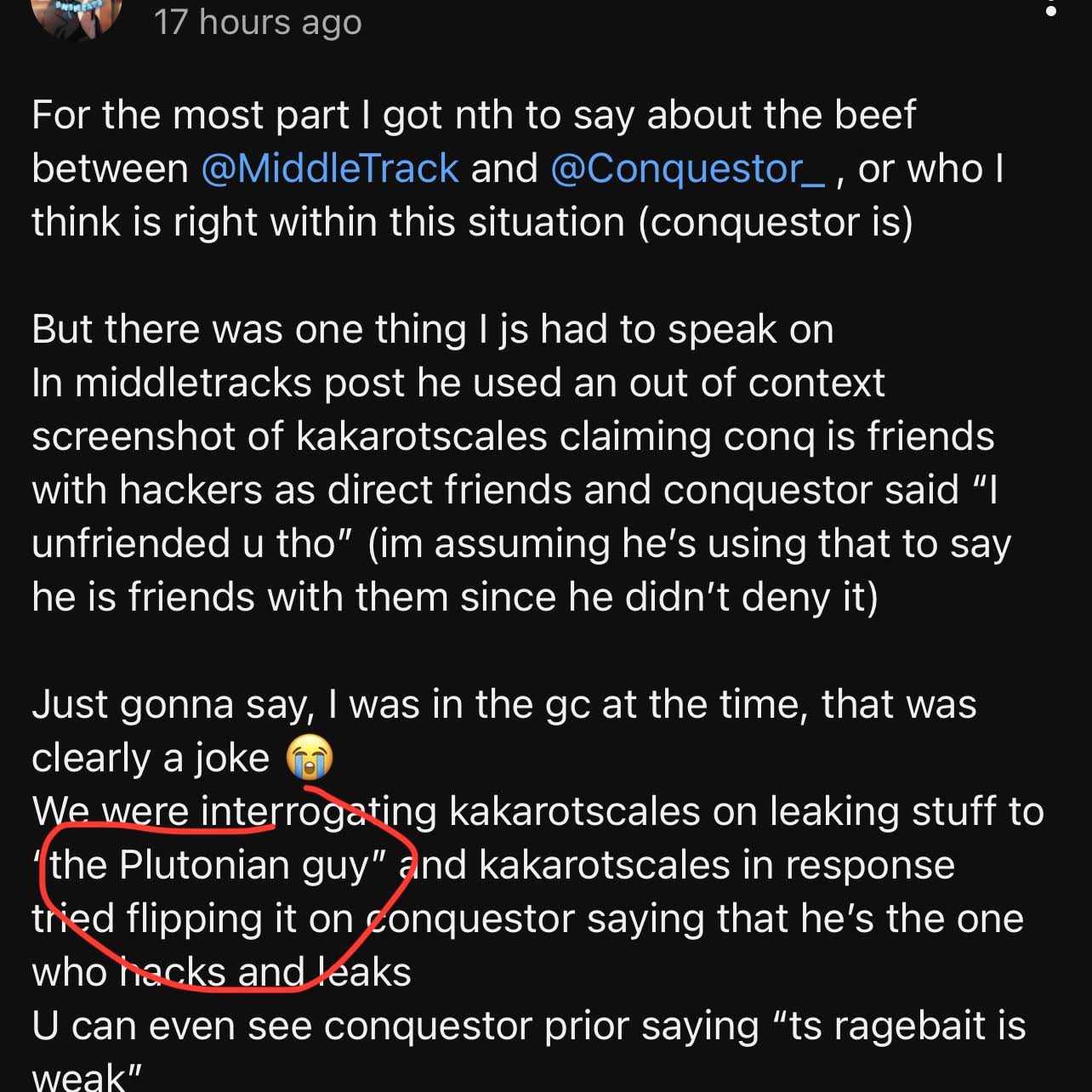 Post from Autistic Editz