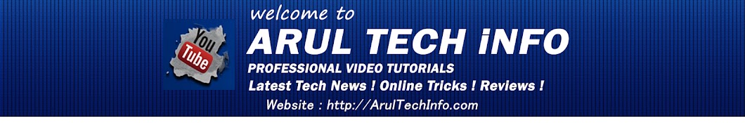 Arul TechiNFO Avatar canale YouTube 