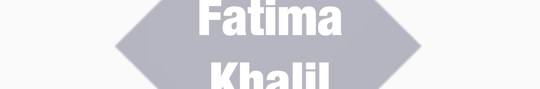 Fatima Khalil YouTube 频道头像