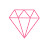 Art pink diamond