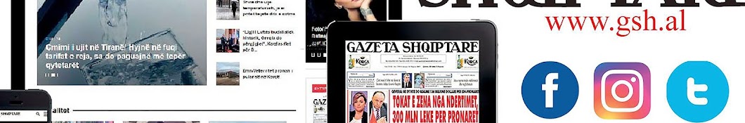 Gazeta Shqiptare Avatar de canal de YouTube