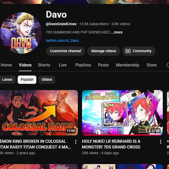 Post from Davo