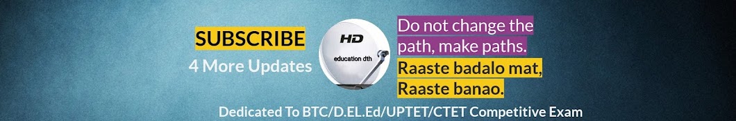 EDUCATION DTH YouTube channel avatar