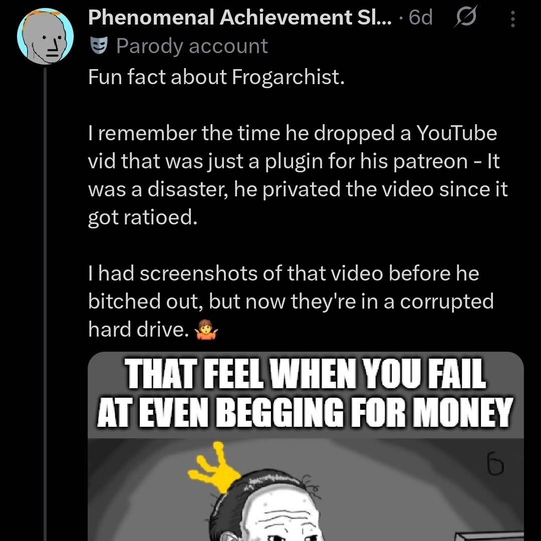 Post from Frogarchist