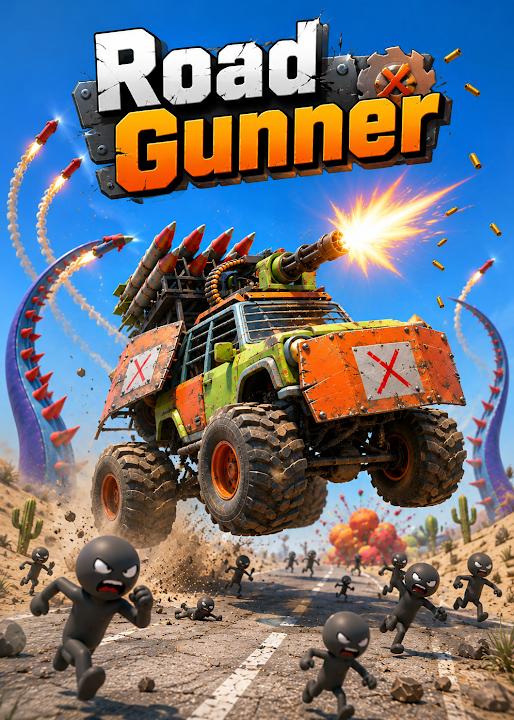 Road Gunner 3D — cover art