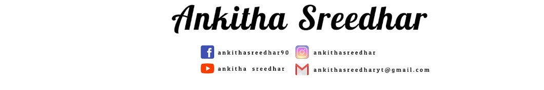 Ankitha Sreedhar Avatar canale YouTube 