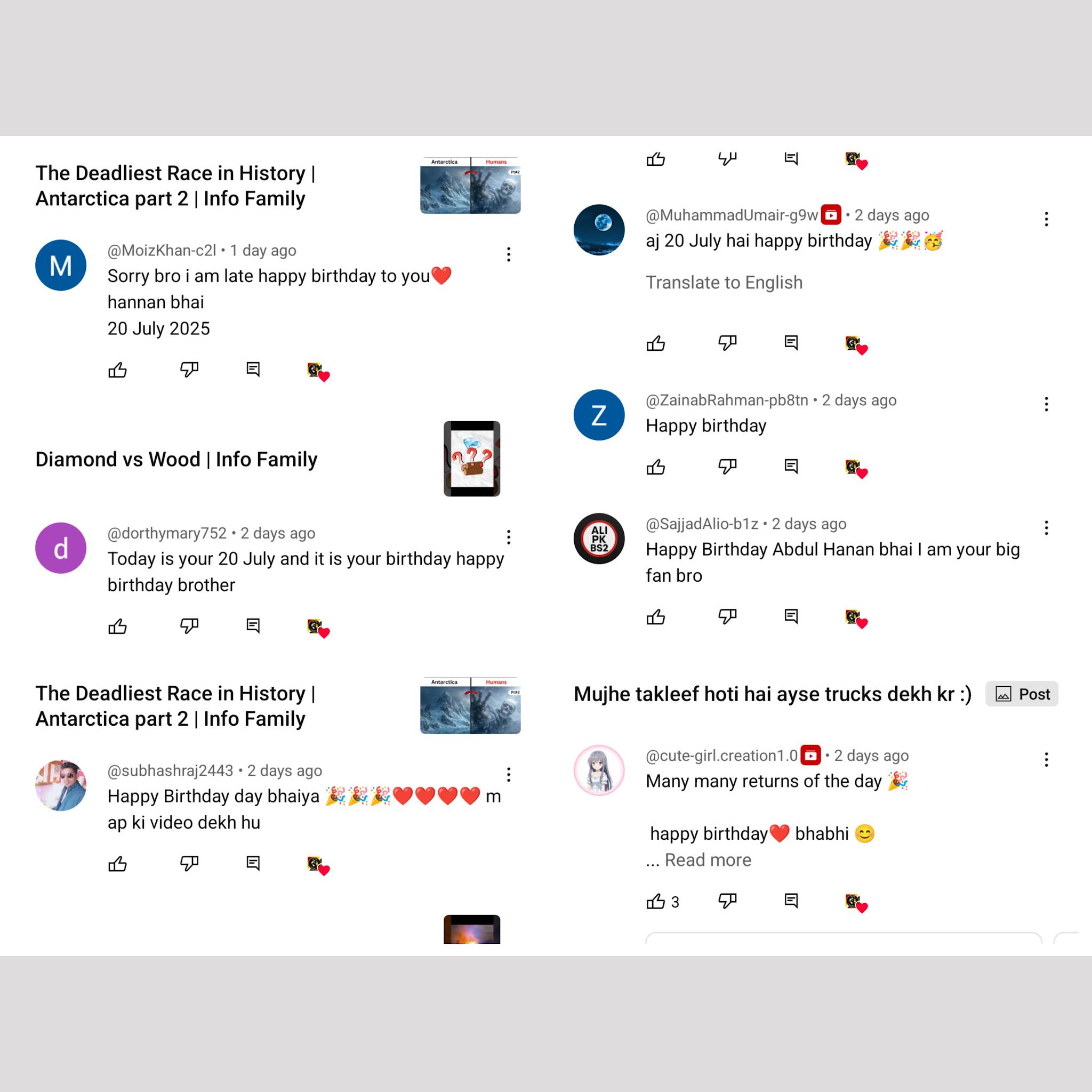 Post from Info Family