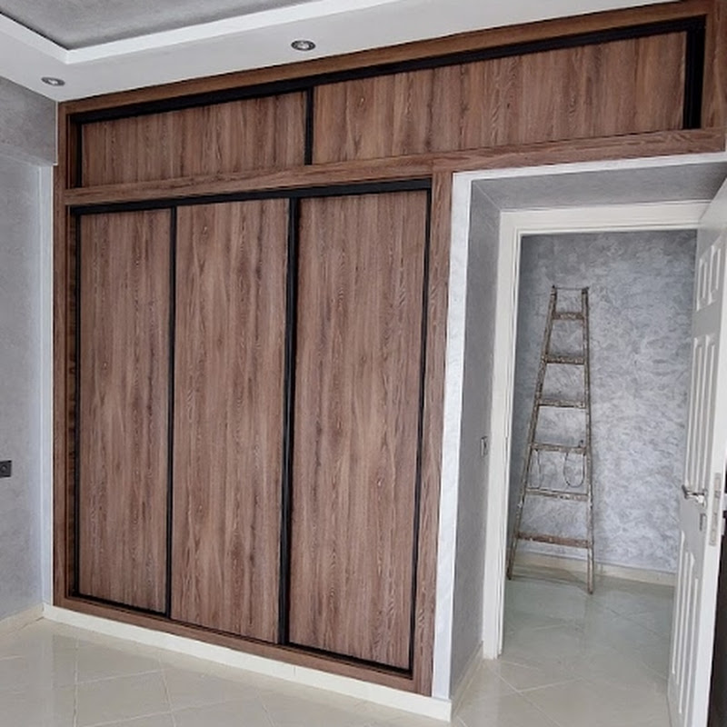 فكرة ديكورات خشبية