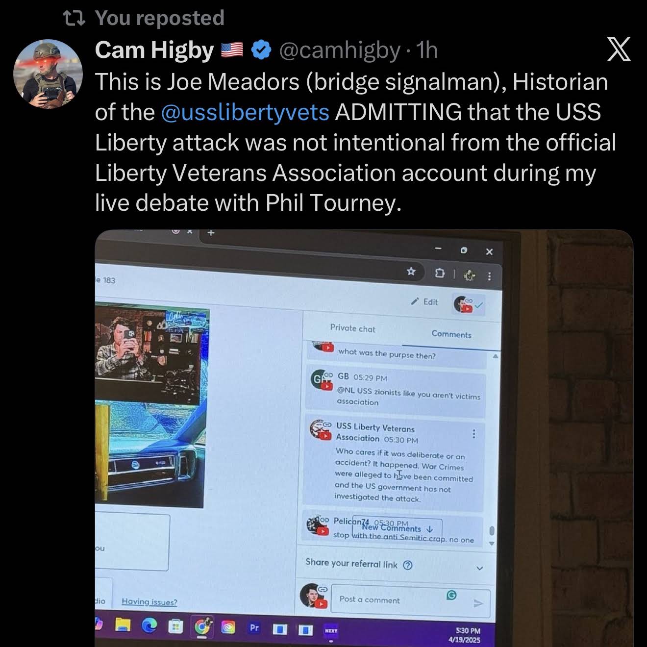 Post from Cam Higby