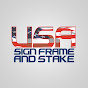 USA Sign Frame and Stake logo