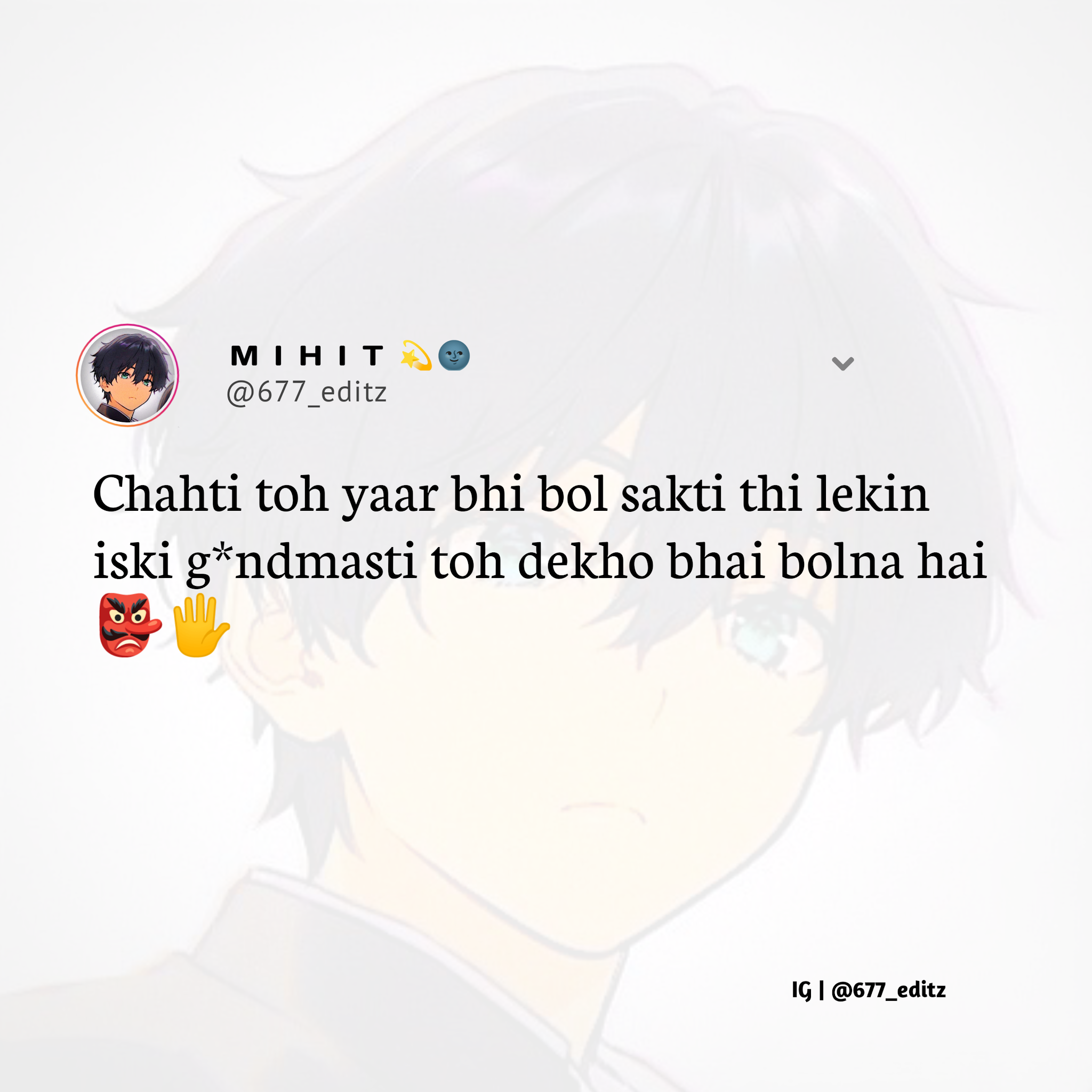 Post from 677 editz