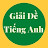 Giải Đề Tiếng Anh