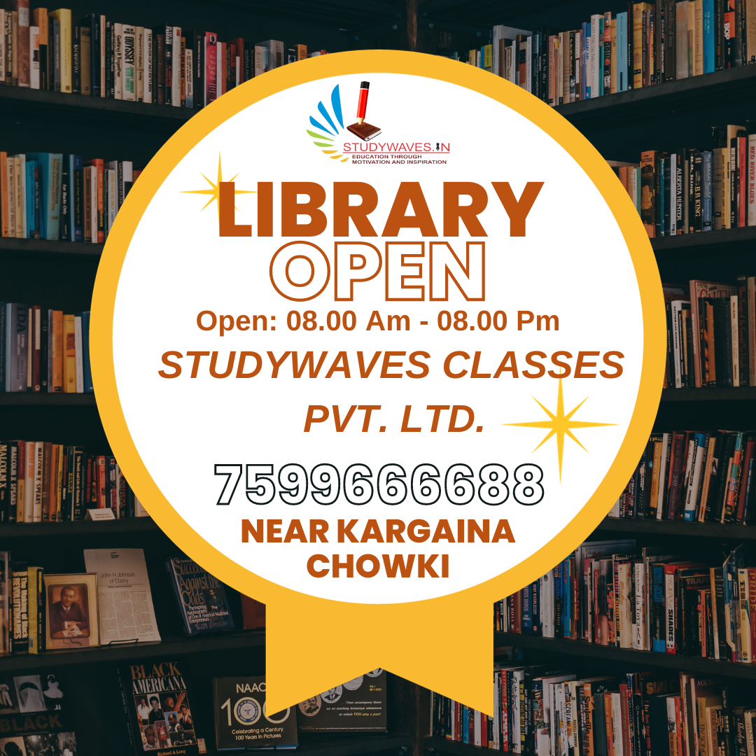 Post from STUDYWAVES CLASSES Pvt. Ltd.