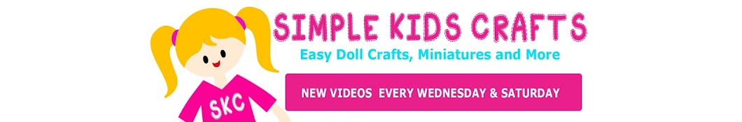 SimpleKidsCrafts - Doll Crafts, Miniatures & More ইউটিউব চ্যানেল অ্যাভাটার