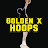 Golden X hoops