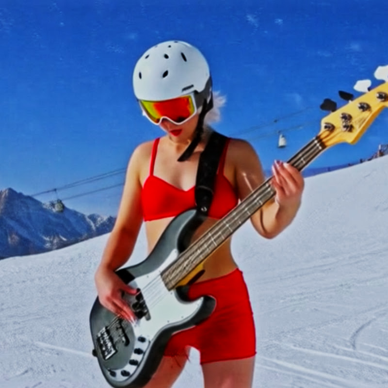Red Ski Bikini