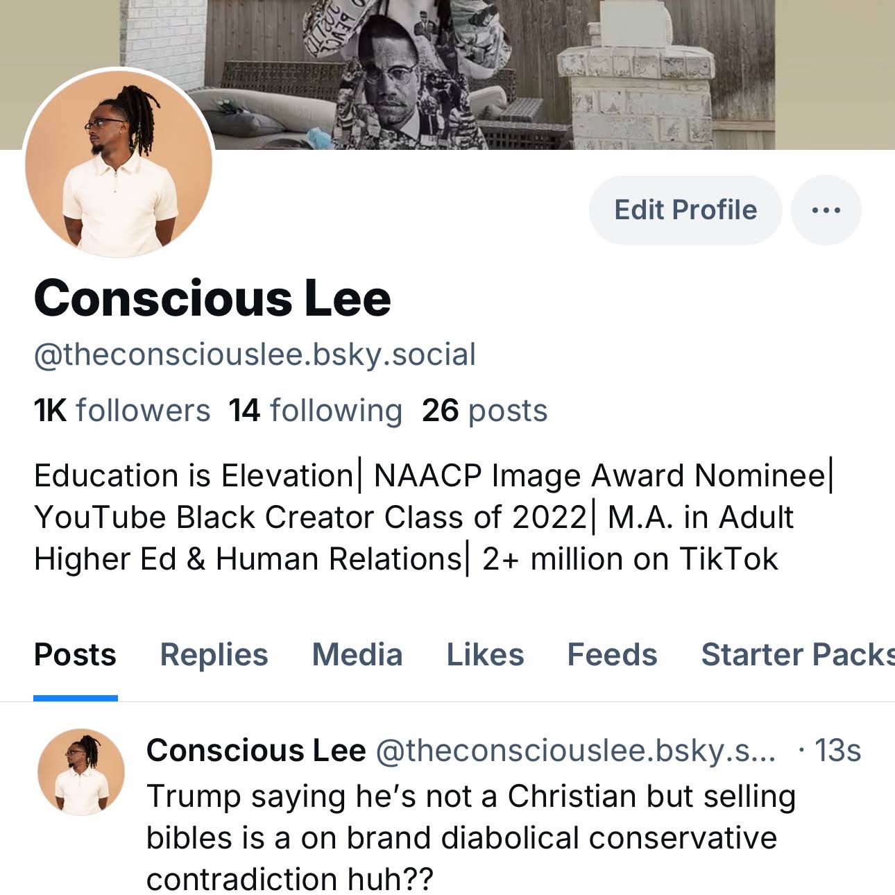 Post from The Conscious Lee