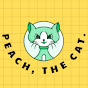 Peach, The Cat.  logo