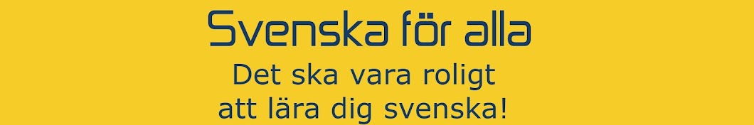 Svenska fÃ¶r alla YouTube kanalı avatarı