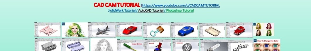 CAD CAM TUTORIAL Avatar de chaîne YouTube