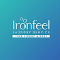 iron feel laundry service logo