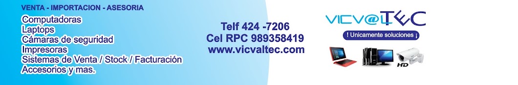 VICVALTEC Unicamente soluciones. यूट्यूब चैनल अवतार